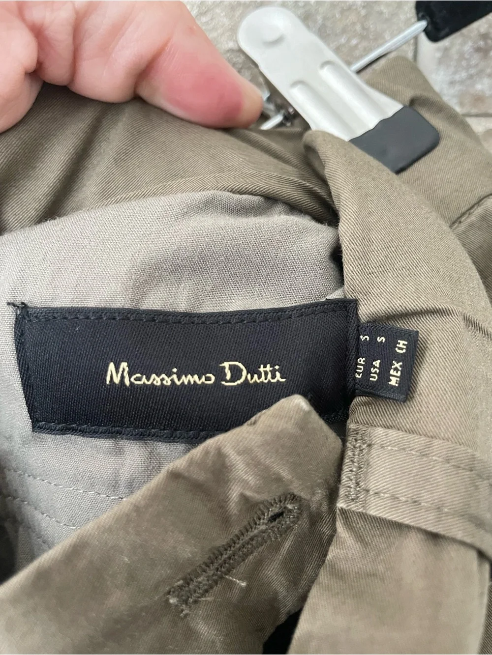 Mossimo Dutti Men's Olive Straight-Leg Chinos